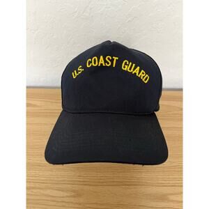 U.S. Coast Guard Embroidered 5 Panel Snapback Black Hat Northstar